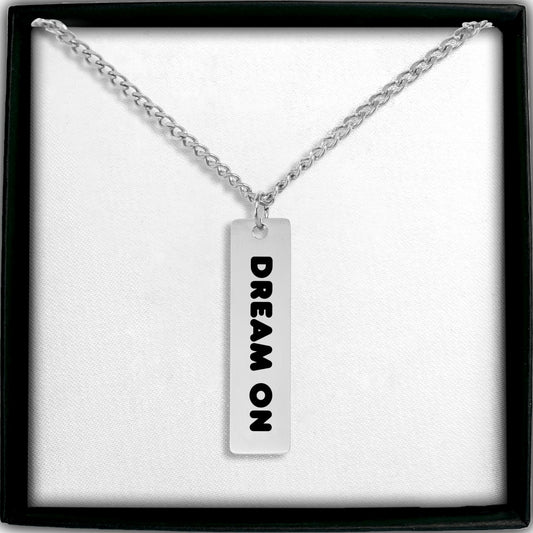 Dream On Bar Necklace