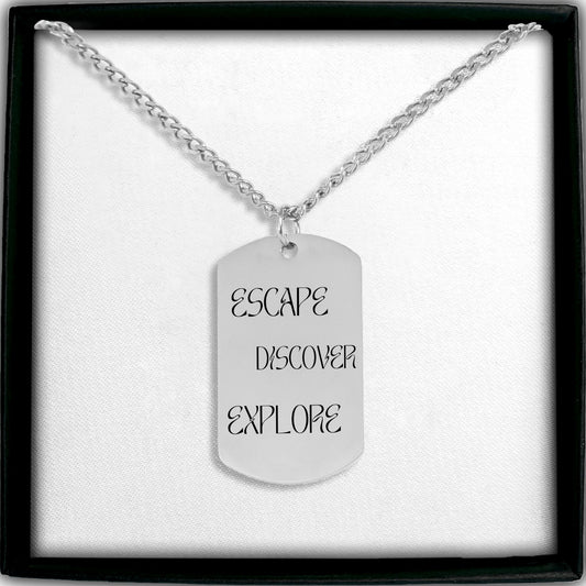 Escape-Discover-Explore Necklace