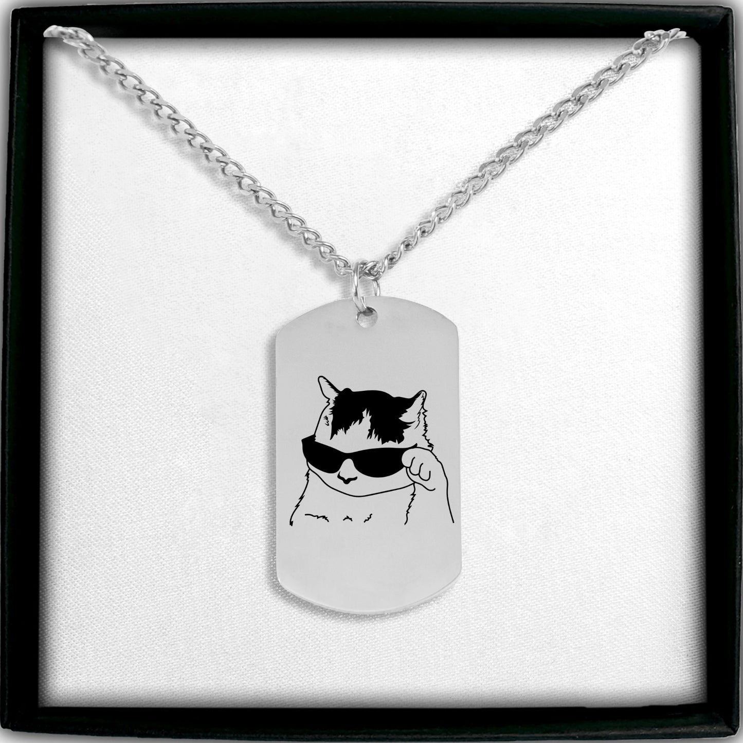 Cat meme Necklace