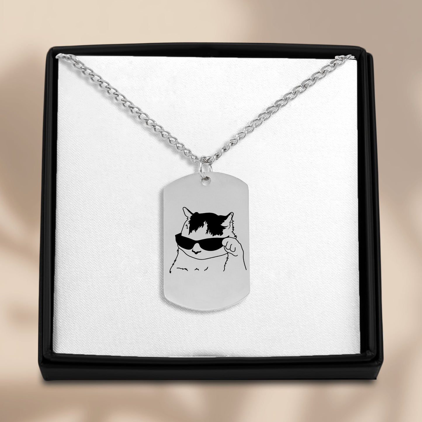 Cat meme Necklace